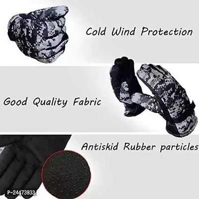 Soft Warm Winter Gloves for Riding , Cycling, Byke, Bike, Motorcycle for Unisex Men Boy-thumb3