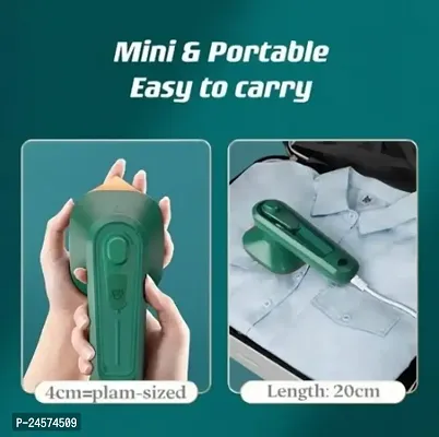 Micro Steam Iron, Green Iron Handheld Garment Steamer, Dry And Wet Wrinkles Removing