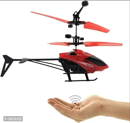 Induction Flight Gravity with 3D Lights for Boys Kids RC Helicopter for Indoor and Outdoor (Random Color)-thumb0