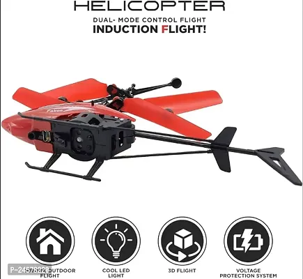 Electronic Radio Remote Control Toy Charging Helicopter Toys with 3D Light Toys for Boys Multi Color for kidsplay-thumb4
