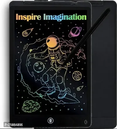 12 Inch LCD Writing Tablet for Kids, Reusable Drawing Pad, Educational Toy for Girls Boys Kids Learning Toy (Multicolour)