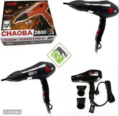 CHAOBA Professional 2000 Watts Professional Hair Dryer (Black)