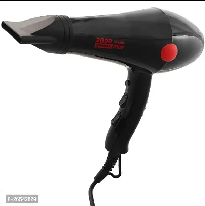 Choaba Hair Dryer (CHAOBA 2800) 2000 Watts for Hair Styling with Cool and Hot Air Flow Option (Black) Hair Dryer (2000 W, Black)