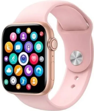 t500 Smart Watch Bluetooth Smart Wrist Watch for Smartphones, Bluetooth Smart Unisex Watch for Boys, Girls, Mens and Womens, Smart Watch (Pink