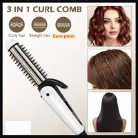 3-in1 Hair Styler, Straightener, Crimper, Curler For Women-thumb2