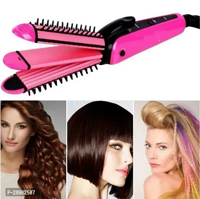 3-In1 Hair Styler, Straightener, Crimper, Curler for Women,