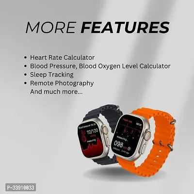 T800 Samrt Watch with Bluetooth Calling,1.9 HD Display High Resolutions, Wireless Fast Charging Long Battery-thumb4