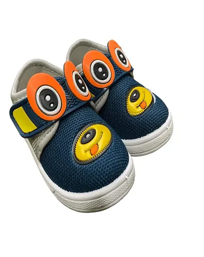 Trendy Blue Synthetic Casual Shoes For Boys