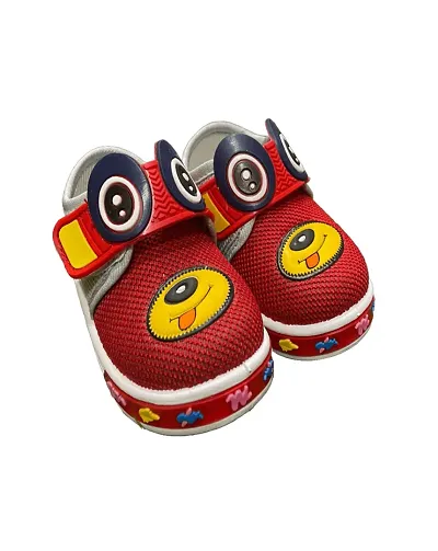 Trendy Red Synthetic Casual Shoes For Boys