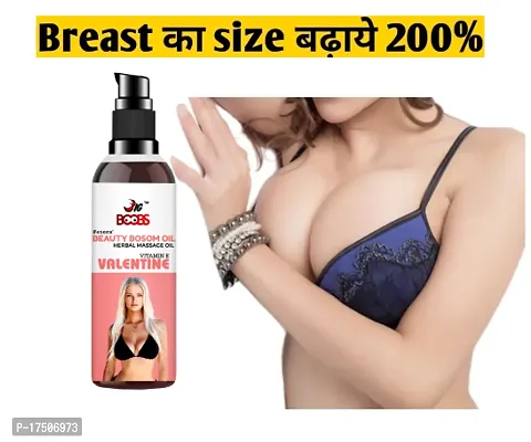Bosom Breast Growth And Tightening Massage Oil - 100ml-thumb0
