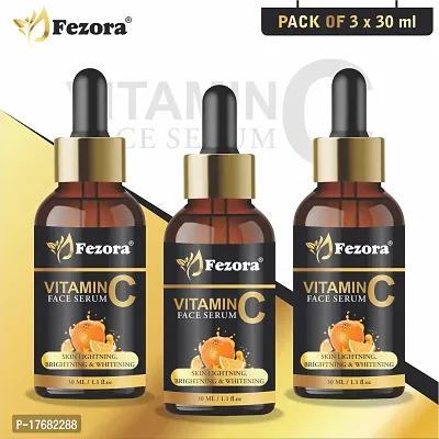 Face Serum for Radiant Skin with Vitamin C and Turmeric ( pack  of 3  ) 90 ml