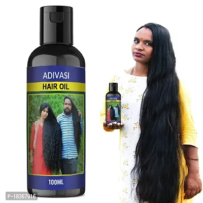 Adivasi Hair Oil for Hair Growth, Hair Fall Control, For women and men,100 ml (100 ML)-thumb0