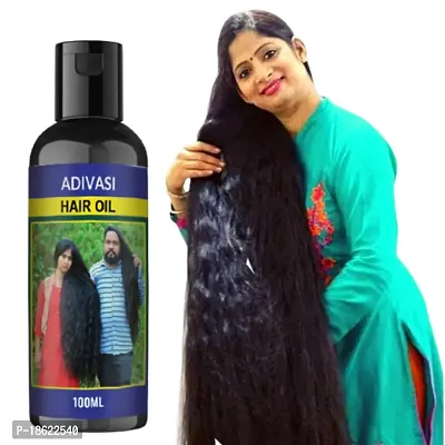 Adivasi Herbal Hair Oil for Hair Growth and Anti Hairfall Control 100 ml-thumb0
