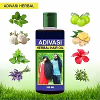 Herbal Adivasi Hair Oil for Hair Growth, Hair Fall Control, For women and men,100 ml-thumb1