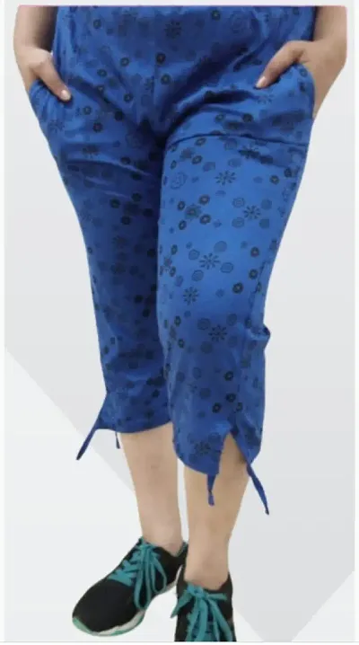 Elegant Printed Capris For Women