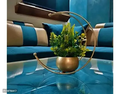 Master Metal Flower Vase For Home Deacute;cor Living Room Central Side Table 11 Inch-thumb0