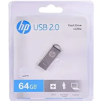 HP V22OW 64 GB Pen Drive  (Grey, Black)-thumb1