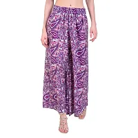 Fablab Women's Regular, Loose, Tailored Fit Crepe Palazzo (FLPPCRP-36-2-Paisley+Bricks_Multicolour_36)-thumb1