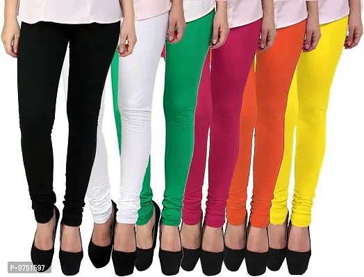 Buy Women Skinny Fit Cotton Summer Wear Full Length Churidar Legging Summer  Wear (Combo-5) Online In India At Discounted Prices