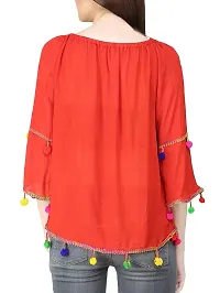 Fablab Women's Top (FlTPPRay-XL-1-RED_Red_40)-thumb1