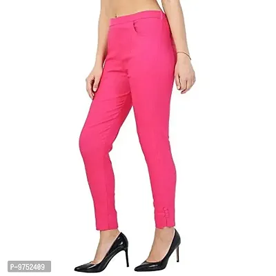 SHOWOFF Women Pink Solid Regular Fit Parallel Track Pant