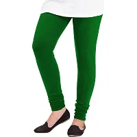 Fablab Woolen Leggings for Women winter bottom wear Combo Pack of 3 (Sky Blue, Green and Red,Free Size)-thumb2