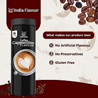 India Flavor Cappuccino Coffee , Creamy, Smooth Instant Coffee, Make 100 Cups, Coffee Combo Pack (100 Gram Each, Pack of 2)-thumb2