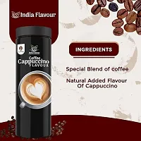 India Flavor Cappuccino Coffee , Creamy, Smooth Instant Coffee, Make 100 Cups, Coffee Combo Pack (100 Gram Each, Pack of 2)-thumb3