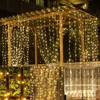 DECOVAA LED Bulbs String Lights for Home Decoration Waterproof Indoor Outdoor Fairy Light for Patio Wall Party Wedding Diwali Christmas Lights (Warm White)-thumb2