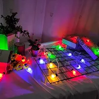 EYUVAA LABEL Double Ball Diwali String Lights Multi Color with 14 Led Waterproof Decorative Fairy Lights for Christmas Festival Patio Garden Yard Tree Wedding Party D?cor 5 Meter (Double_Ball)-thumb4