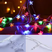 EYUVAA LABEL RGB Star String Lights with 42 Star LED 20 Meter Plug-in Fairy String Light for Diwali Home Decoration Indoor, Outdoor, Wedding, Christmas Decor Rice Light-thumb3