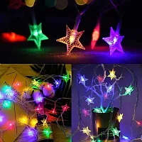 DECOVAA 20 Meter Star String Light with 42 Led Light for Home Decoration Multicolor Fairy Lights for Diwali, Christmas, Navratri, Wedding, Festival Steady Lights-thumb2