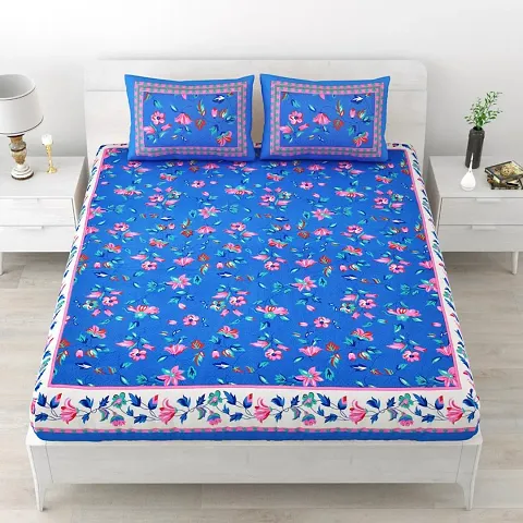 Attractive Cotton Double Bedsheets