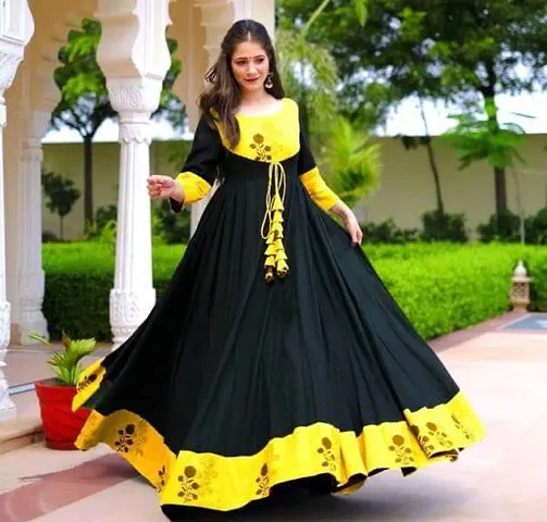 Gorgeous Rayon Gowns For Women