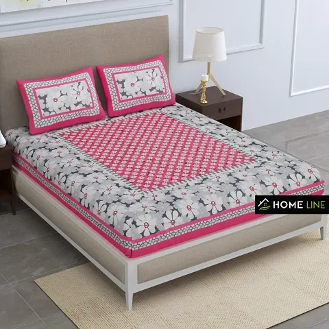 Printed Cotton Double Bedsheets