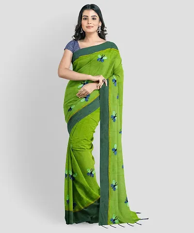 Beautiful Blend Saree With Blouse Piece