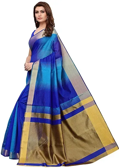 Beautiful Blend Saree With Blouse Piece