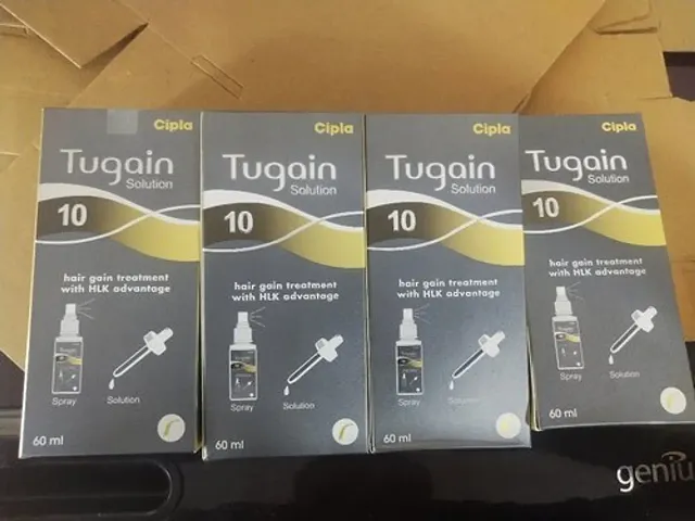 Tugain  10  Solution Professional Hair serum 60ml  (Pack Of-4)