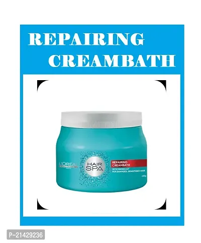 L'OREAL Repairing  CreamBath  Hair Spa 490G.M  (Pack Of-1)-thumb0