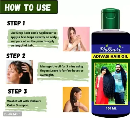 Adiavsi Original 100% Pure Adivasi Hair Oil 100 ml