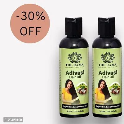 Adivasi Hair Neelgri Himalaya  Herbal Hair Oil 100 ml (Pack -2) Brand ;- The Rama-thumb0