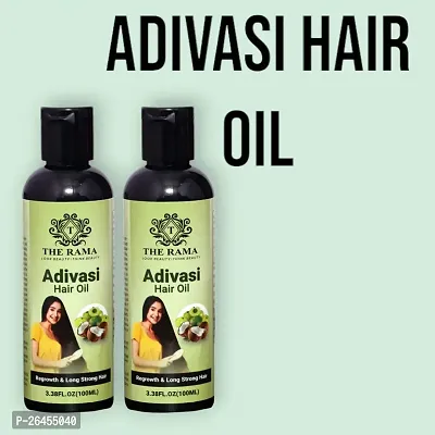 The Rama Adivasi Reduces Herbal Hai Growth Oil 100 ml (Combo -2) Brand ;- The Rama-thumb0