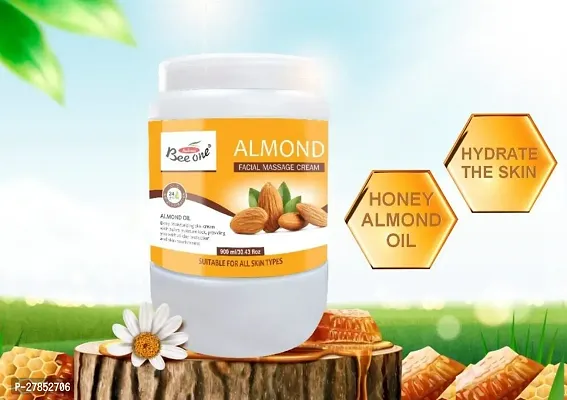 Almond  Facial Massage  Cream 900 ml  (Pack Of-1)-thumb0