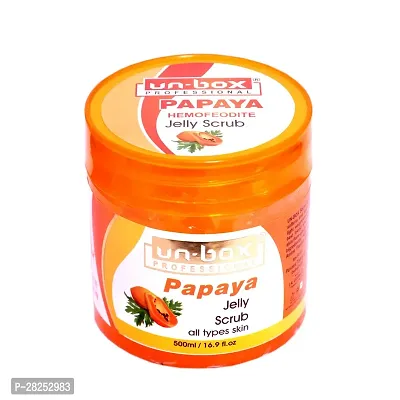 Unbox Professional Original Papaya Face  Scrub 500 ml Pack Of-1-thumb0