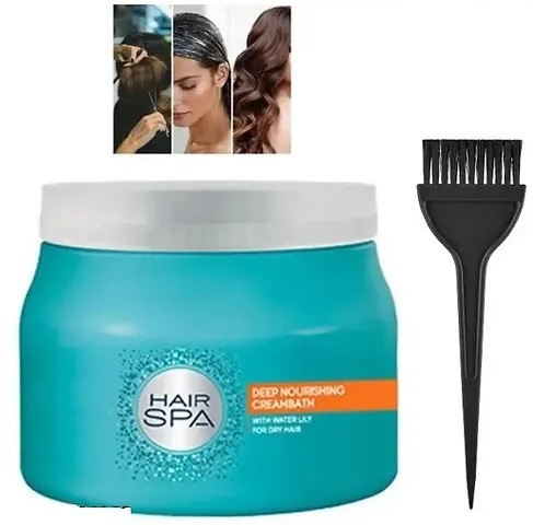 Professional Deep Nourishing Cream Bath Hair Spa 490 gm With Brush