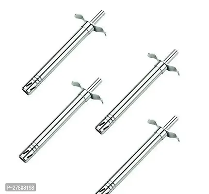 Easy Grip Stainless Steel Regular Gas Lighter For Gas Stoves Utility Pack Of 4