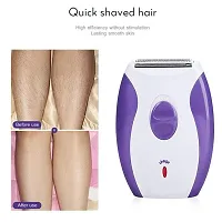 Women Epilator Rechargeable Electric Shaver Razor Depilador for Face Body | Underarms Leg Arm Hair Removal | Lady Bikini Shaving Machine Hair Removal Hair Clipper | Trimmer Shaver For Women-thumb3