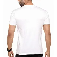 KLIP 2 Deal Plain White Cotton T-Shirt, for Men  Women | Color Me on Holi-thumb2