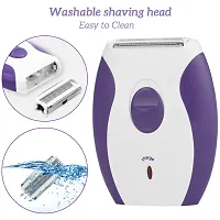 Women Epilator Rechargeable Electric Shaver Razor Depilador for Face Body | Underarms Leg Arm Hair Removal | Lady Bikini Shaving Machine Hair Removal Hair Clipper | Trimmer Shaver For Women-thumb1