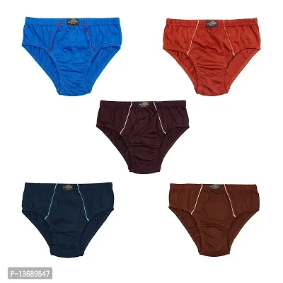 ESSA Boys Cotton Briefs Underwear 5pcs Combo[Classic Junior Brief] Multicolour-thumb0